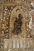 Bagan Myanmar. Mural paintings of the Thambula temple. 